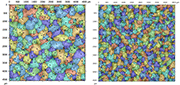 图6：系列1(左)和1系列2(右)motifs图片对照。颜色没有任何意义，只为提供更好的观察模式